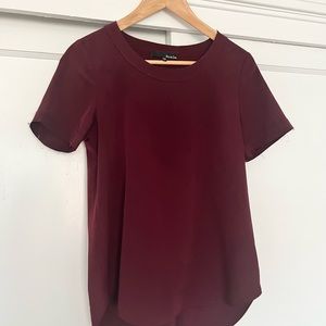 Ro & De Oxblood Blouse Xs